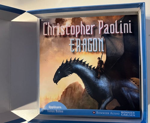 ERAGON. CHRISTOPHER PAOLINI. ERAGON. LJUDBOK 16 CD UPPLÄSARE TOMAS BOLME.