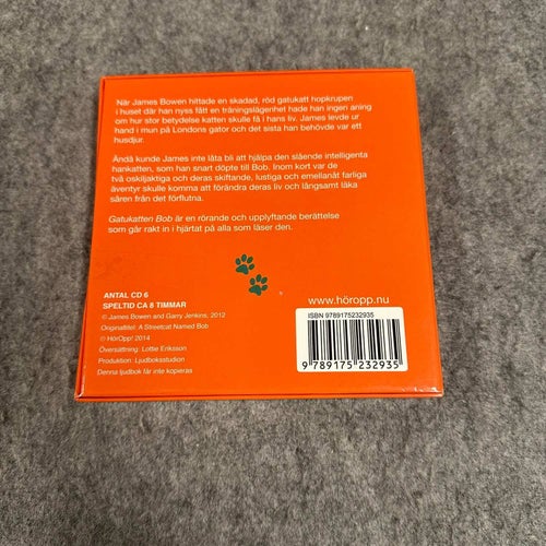 James Bowden - Gatukatten Bob - Ljudbok på CD