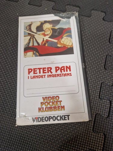 Peter Pan i landet ingenstans - videopocket klubben VHS raritet
