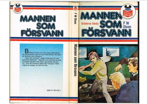 DISNEY'S BOKKLUBB (1982-1985) - 5 böcker - F. W. Dixon x 3 & William Arden x 2