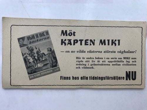 Trioserien Bronco - 1962:2 VG