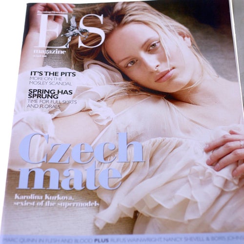 ES Magazine bundle-Two magazines-Karolina Kurkova-Roland Mouret-2008-Weight 336g