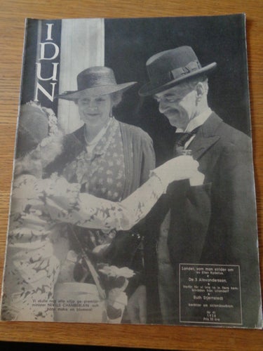 Idun nr41 1938 Marita Alexanderson,Disney snövit, Mathilda Grabow Taube