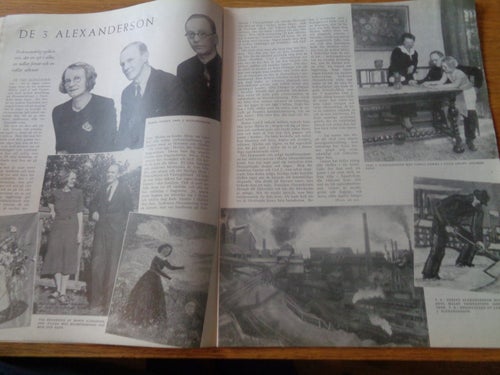 Idun nr41 1938 Marita Alexanderson,Disney snövit, Mathilda Grabow Taube