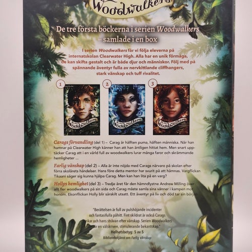 Woodwalkers del 1–3 box – Katja Brandis – inbunden bokbox