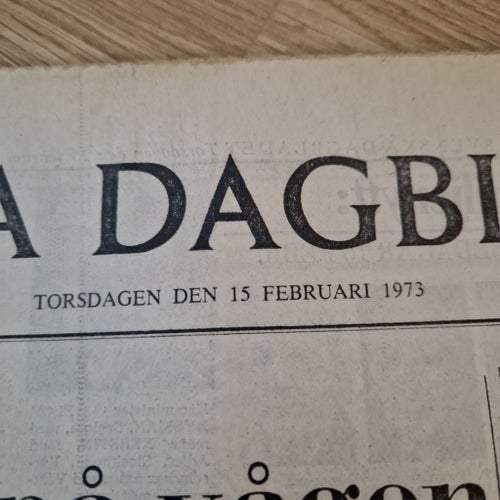 Svenska Dagbladet 15 februari 1973