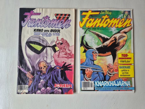 Fantomen-tidningar 2 st