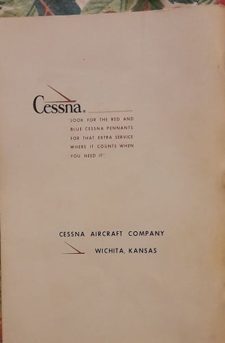 Cessna 210B Ägarmanual 1962