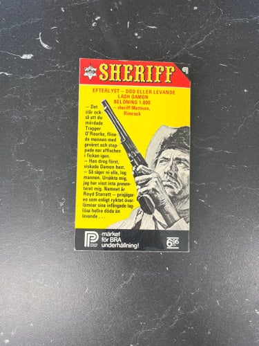 Sheriff: Sex skott för sex liv av Cole Shelton