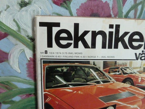 TEKNIKENS VÄRLD, NR8, 1974,