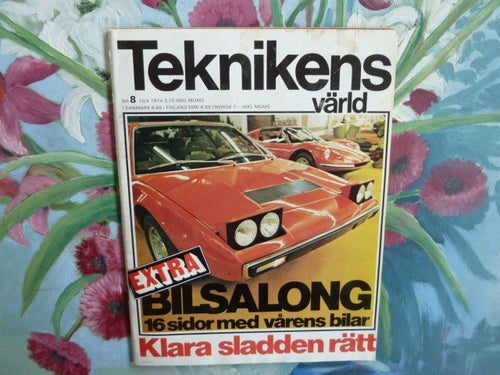 TEKNIKENS VÄRLD, NR8, 1974,