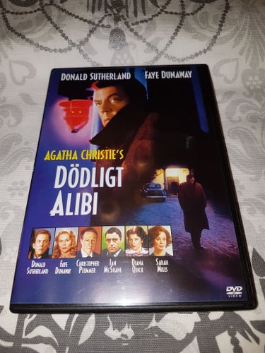 Agatha Christie's - Dödligt alibi (1984) *OOP film* Donald Sutherland