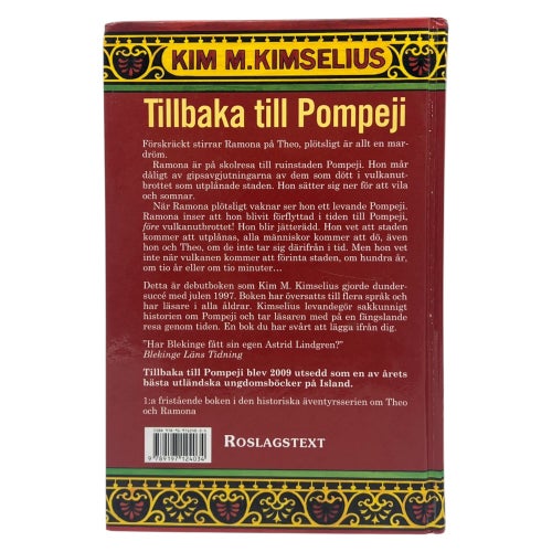 Tillbaka till Pompeji Av Kim M. Kimselius | Autograf | 9789197124034