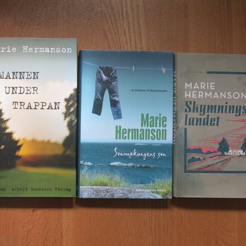 Marie Hermanson - 3 böcker .