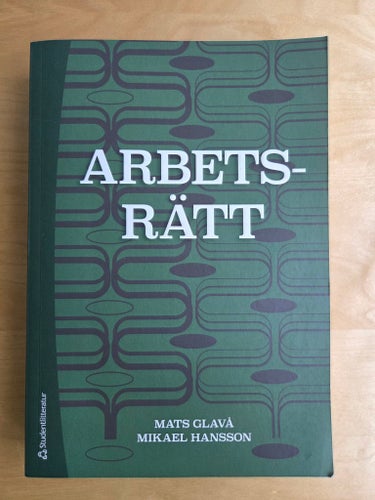 Arbetsrätt (5:e upplagan / Tryck 5:2) – Glavå & Hansson | Kurslitteratur