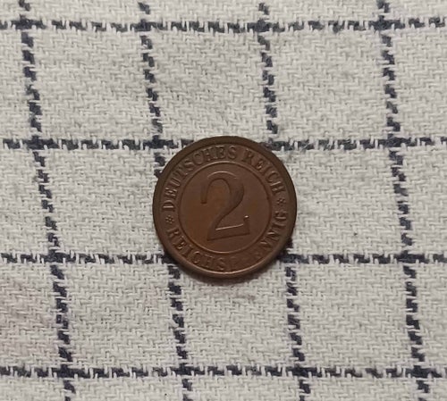 Tyskland 2 Reichpfennig 1924