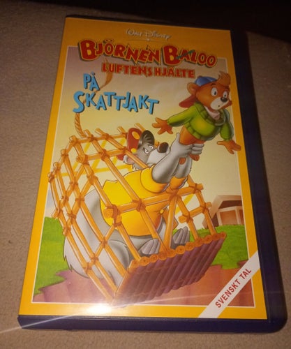 Björnen Baloo Luftens Hjälte - På Skattjakt (VHS)