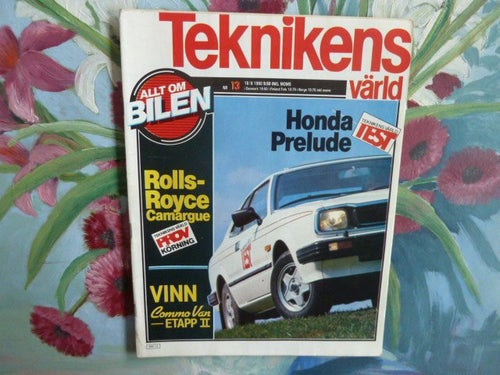 TEKNIKENS VÄRLD, NR13, 1980,