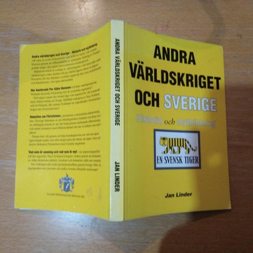 Andra världskriget och Sverige av Jan Linder. bok. Very Fine