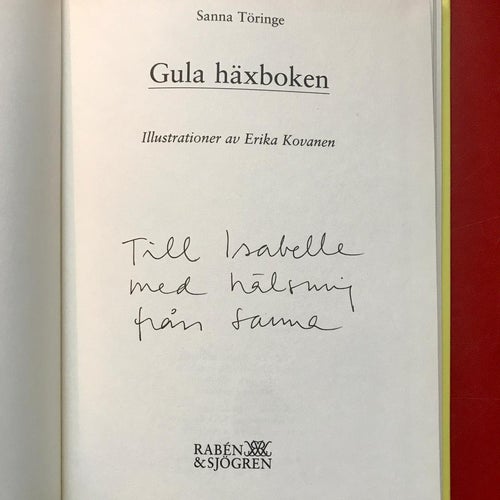 GULA HÄXBOKEN Sanna Töringe 1999