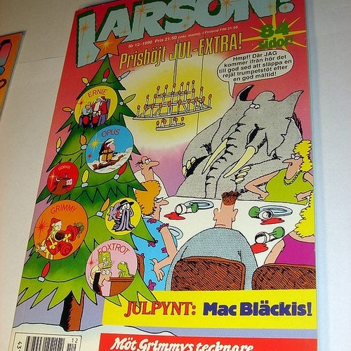LARSON (svensk) NY OLÄST Nr 12 1990 JUL EXTRA 84 sid