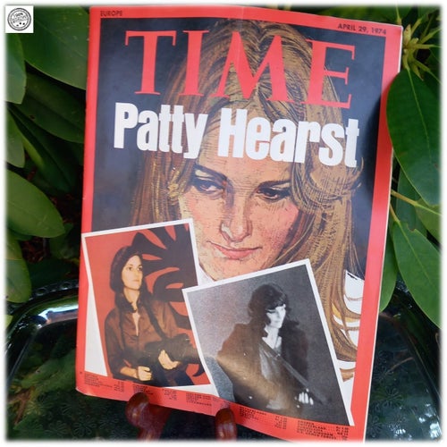 Time Magazine Patty Hearst 1974 tidskrift vintage Fint skick