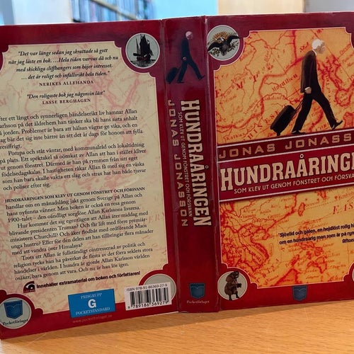 Hundraåringen som klev ut genom fönstret och försvann av Jonas Jonasson, bok