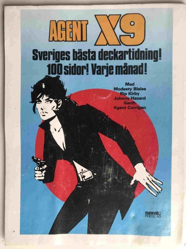 Agent X9 Specialalbum 1989. VG