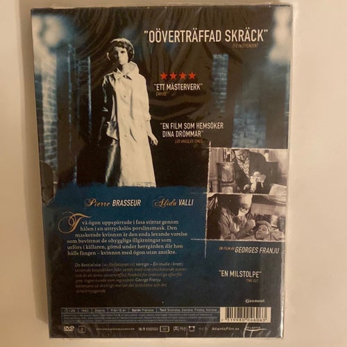 De Bestialiska Les Yeux sans Visage 1960 Dvd inplastad