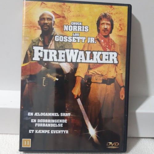 Firewalker DVD - Action från 1986 med Chuck Norris och Lou Gossett Jr.