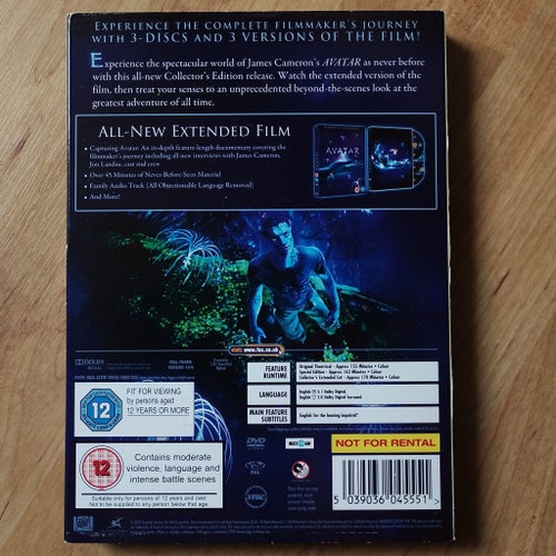 Avatar - Extended Collector's Edition (3-disc DVD)