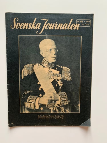 Svenska Journalen Nr 46 1950 Gustaf V, kungligt