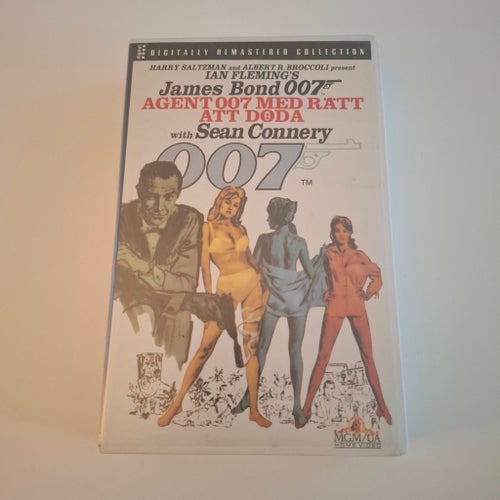 James Bond 007 Agent 007 Med Rätt Att Döda VHS