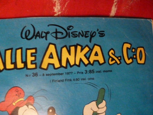 KALLE ANKA & CO, NR 36-1977, TIDNING
