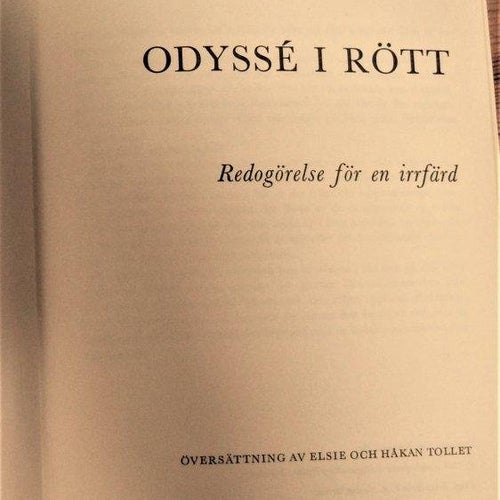 HEINRICH GERLACH : ODYSSÉ I RÖTT