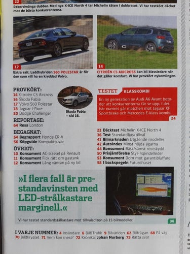 Vi Bilägare 17 2018: Citroën C5 Aircross, Volvo S60 Polestar, Dodge Challenger