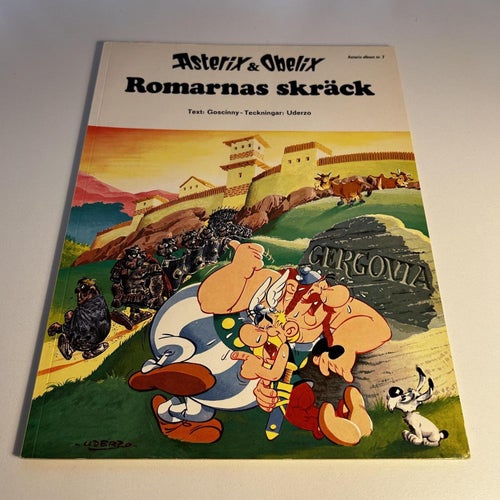 Asterix #7 - Romarnas skräck, 2a upplagan, toppex! VF