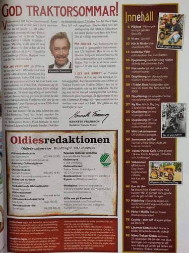 Ett album från Traktor Power OLDIES 2 Historien om USA-Ford m.m