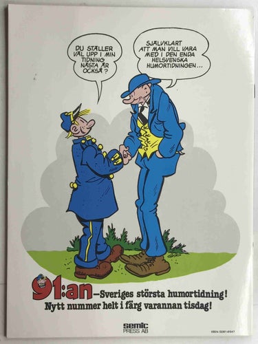 91:an Karlsson Julalbum 1987: VF- (Variant 1)