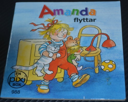 Äldre Pixibok Amanda flyttar