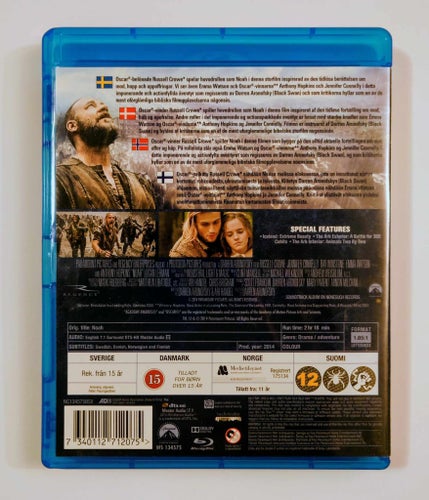 NOAH - Spegelblank Bluray - billig frakt 12 kr !!!