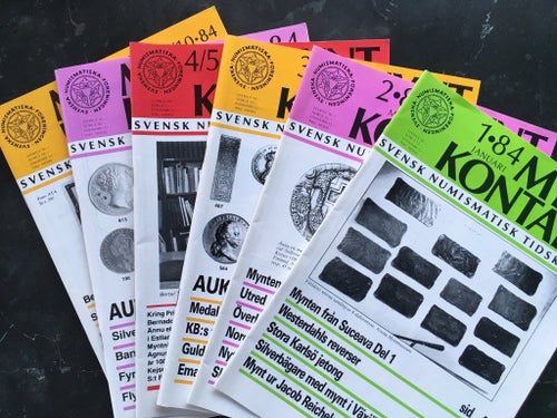Myntkontakt tidningen från 1984