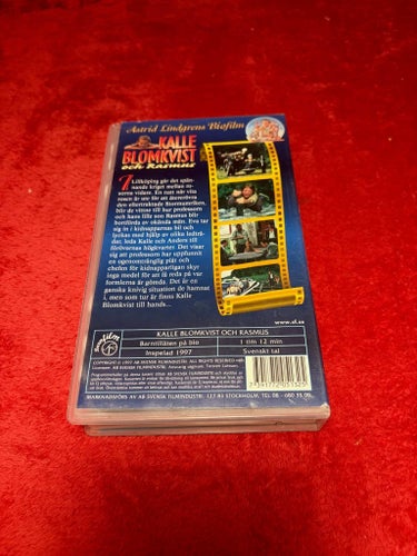 Kalle Blomqvist och Rasmus, VHS! (Svensksåld)