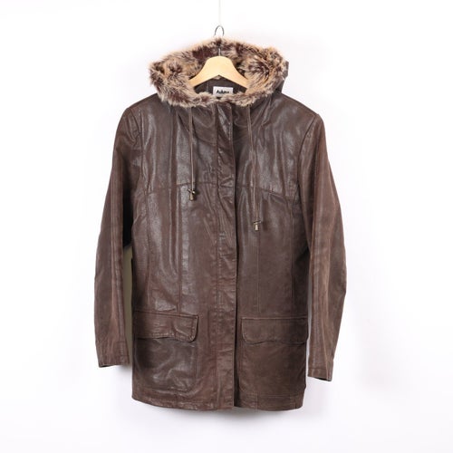Auluna Jacka Skinn Brun Dam Stl 38