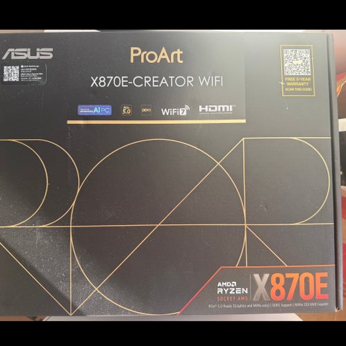 ASUS ProArt X870E-CREATOR WIFI Moderkort