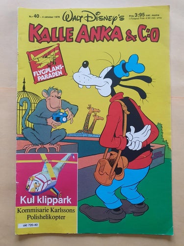 Kalle Anka & Co nr 40 från 1978