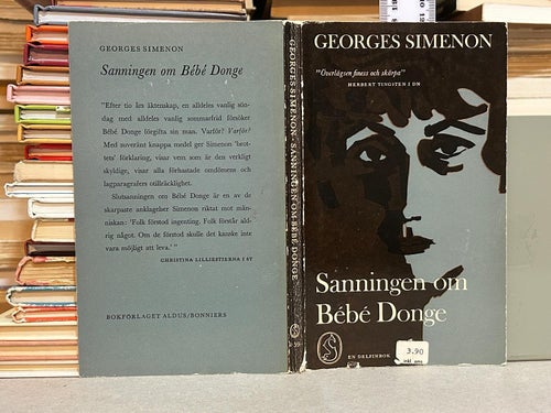 Sanningen om Bebe Donge av Georges Simenon. Bok. Very Good plus