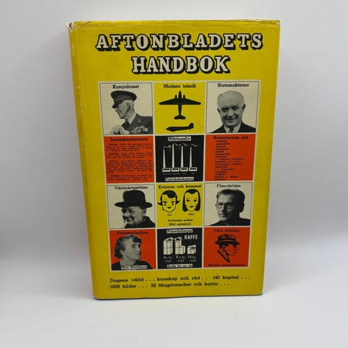 Aftonbladets handbok 1945 | uppslagsbok | retro | illustrerad