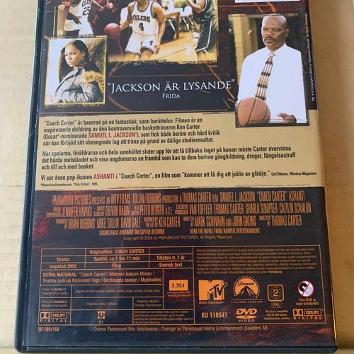 Coach Carter, Dvd