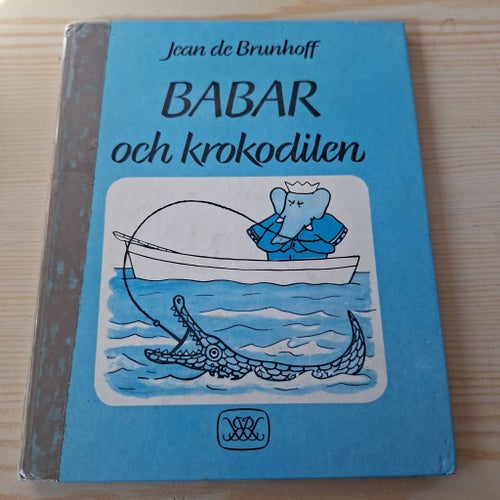 Babar och krokodilen av Jean de Brunhoff, 1968